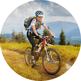 Percorsi ciclabili e sentieri per mountain bike