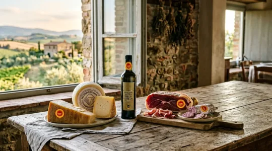 Guida visiva alle certificazioni DOP IGP STG per prodotti alimentari italiani autentici